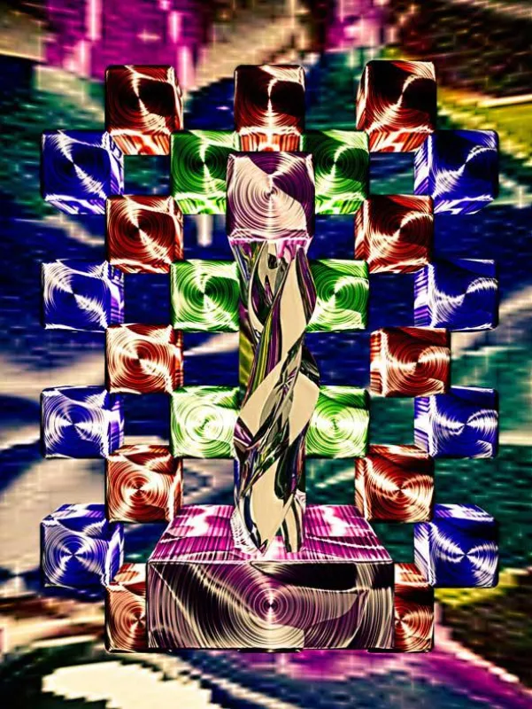 twisted time - 3D Lentikularbild