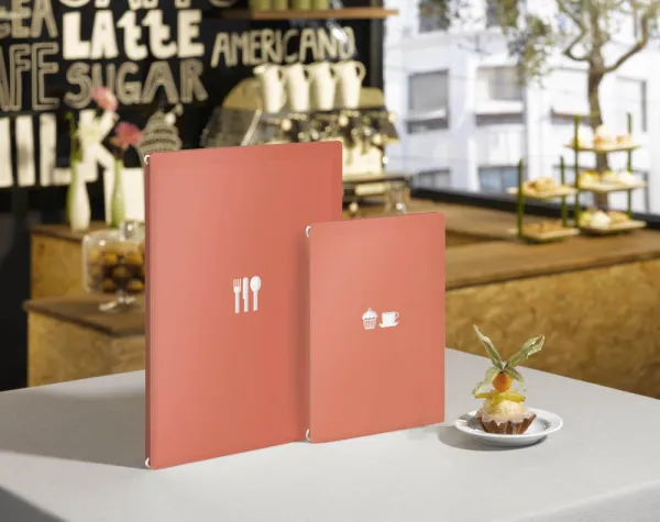 Speisekarten und Tafeln von VEGA sorgen für Aufmerksamkeit Bild: Speisekarten und Tafeln von VEGA sorgen für Aufmerksamkeit