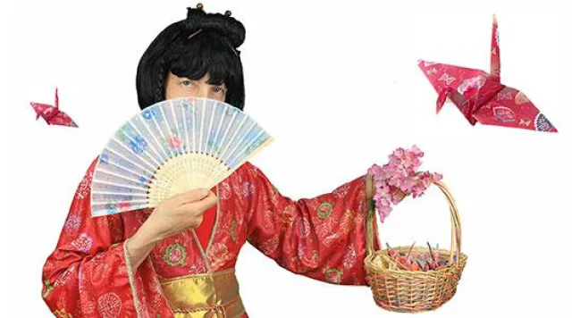 Bild: Yoshi-O ab sofort im Reuthers Showprogramm: Japanische Origami Kunst mit Unterhaltungswert