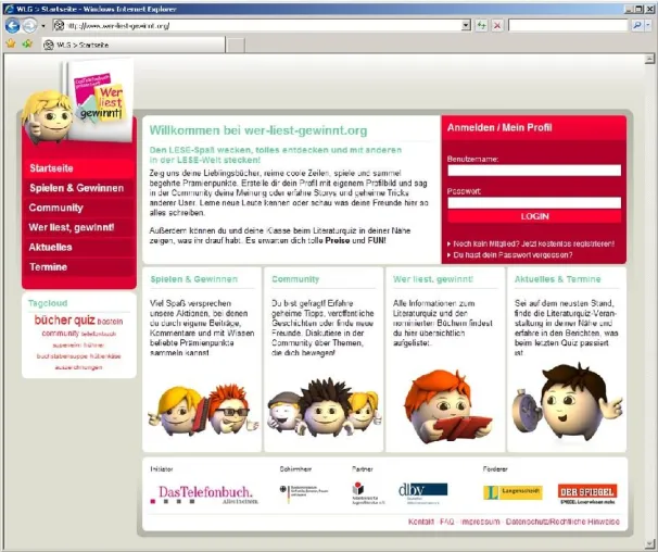 Kindgerecht und interaktiv – Neugestaltung der Website wer-liest-gewinnt.org Bild: Kindgerecht und interaktiv – Neugestaltung der Website wer-liest-gewinnt.org