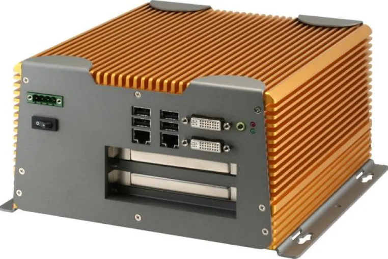 Bild: AEC-6924 – lüfterloser Industrie PC mit Intel Core 2 Duo Prozessor und PCI-Express