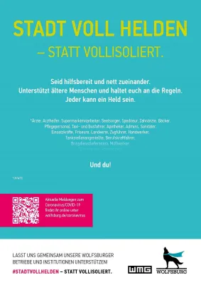 WMG startet Kampagne #stadtvollhelden mit Serviceoffensive für Wolfsburger Wirtschaft Bild: WMG startet Kampagne #stadtvollhelden mit Serviceoffensive für Wolfsburger Wirtschaft