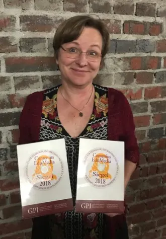 Bild: Doppelte Comenius-Auszeichnung für alphaPROF und Legakids.net