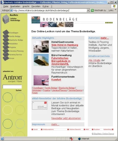 Bild: Neu: Kostenloses Online-Lexikon rund um das Thema Bodenbeläge