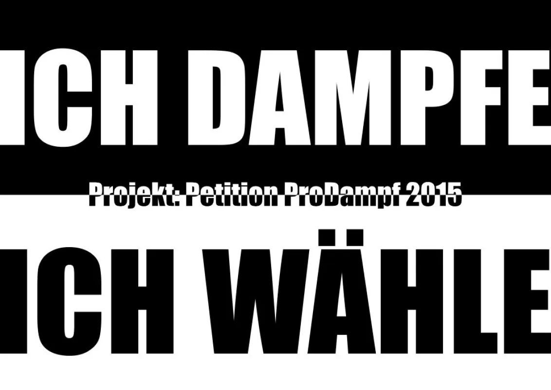 Projekt Petition ProDampf 2015,