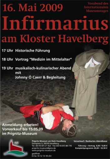 16.05.09 Infirmarius am Kloster Havelberg Bild: 16.05.09 Infirmarius am Kloster Havelberg