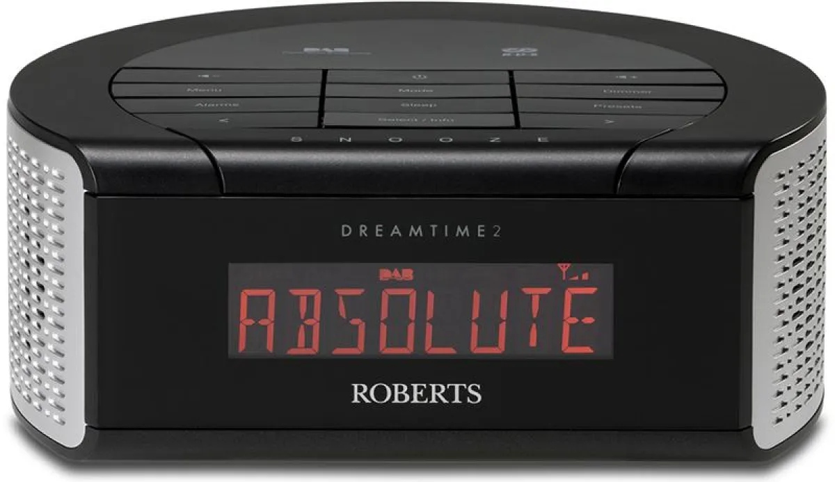 Roberts Radio dreamTime 2: Uhrenradio mit DAB+ und UKW RDS Empfang