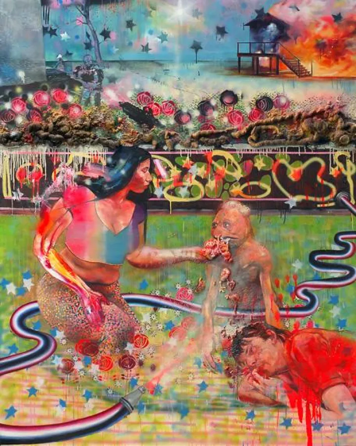 Anne Wölk | I Got | 250 x 200 cm // Watchlist | 10