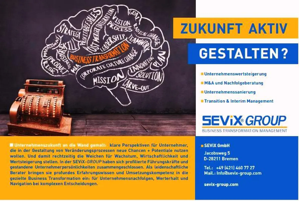 Unternehmenszukunft an die Wand gemalt