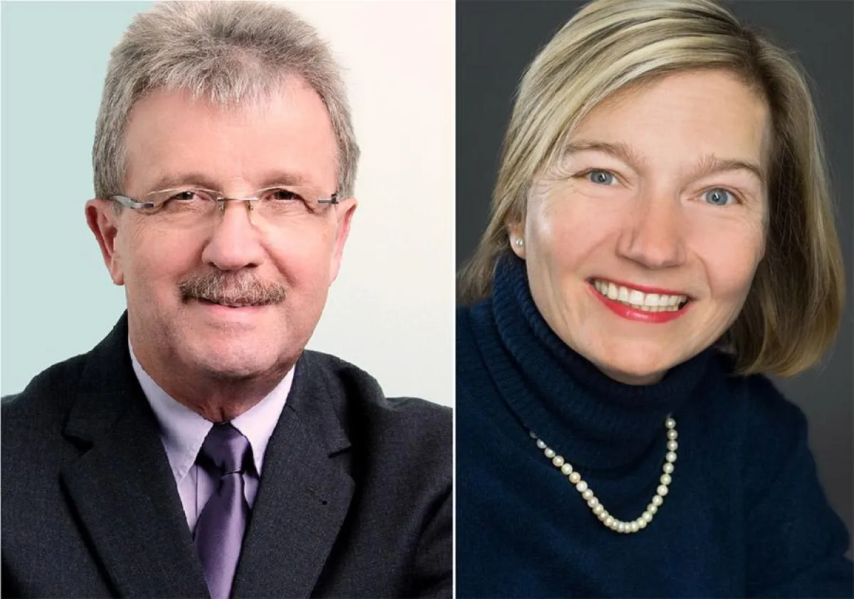 (v.l.) Walter Bernard und Dr. Susanne Kirsch. Quelle: Masternaut