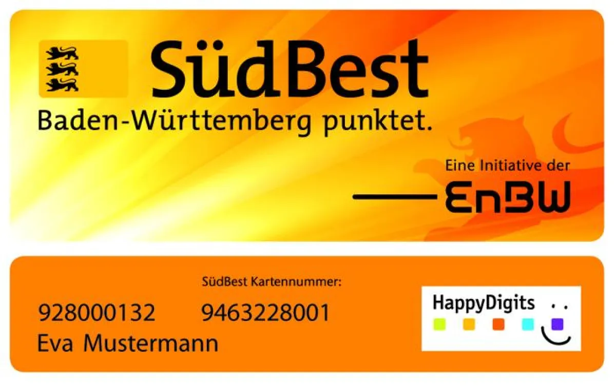 Die neue SüdBest Karte mit HappyDigits Funktion
