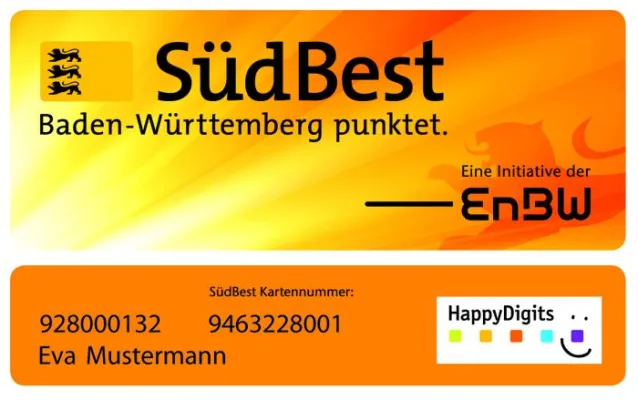 Bild: Neu - SüdBest Karte mit HappyDigits Sammelfunktion