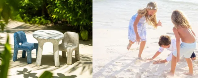 Bild: The Nautilus Maldives und ecoBirdy schaffen aus recycelten Spielzeugen nachhaltige Spielräume für junge Gäste