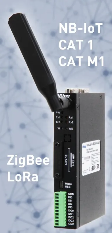 RIO-G30218 Funk-Gateway für NB-IoT, CAT M1, CAT 1, ZigBee und LoRa