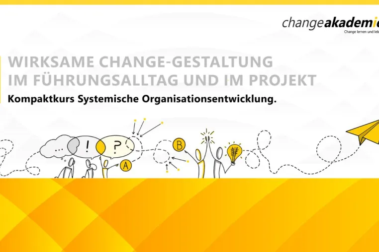 Bild: Kompaktkurs Systemische Organisationsentwicklung: Handlungssicherheit in Veränderungsprozessen