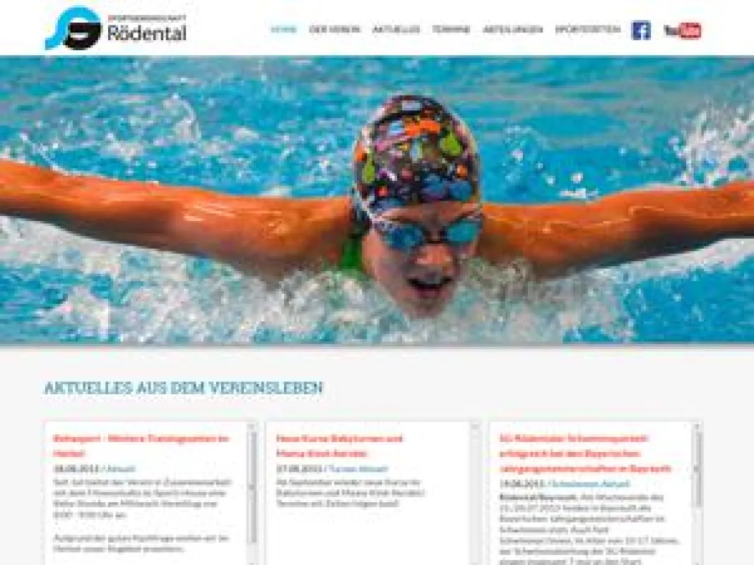 Startseite des neuen Internetauftritts
