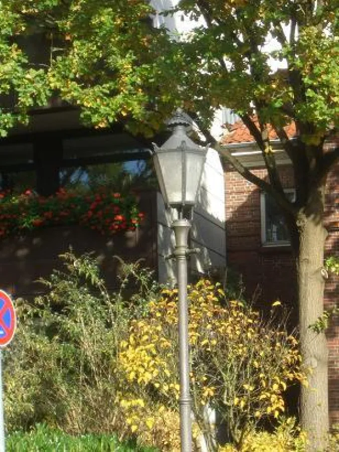 Altstadtleuchte mit LED Retrofit Leuchtmittel