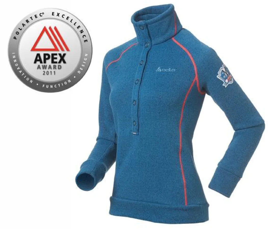 Das ODLO Shirt Via Calma wurde mit dem Polartec® Apex Design Award 2011 ausgezeichnet.