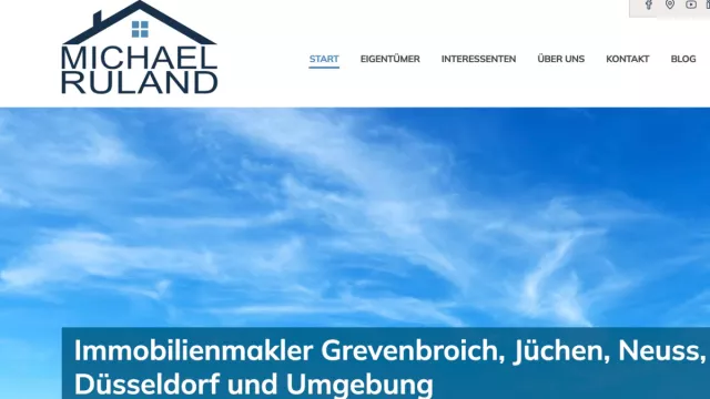 Michael Ruland - Ihr erfahrener Immobilienmakler in Grevenbroich und Umgebung Bild: Michael Ruland - Ihr erfahrener Immobilienmakler in Grevenbroich und Umgebung