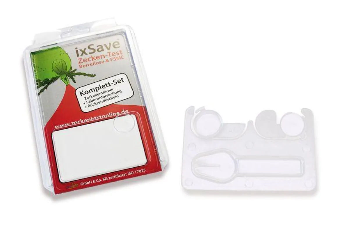 Zecken-Set ixSave von Valley for Life - inklusive Test auf Infektionsrisiko