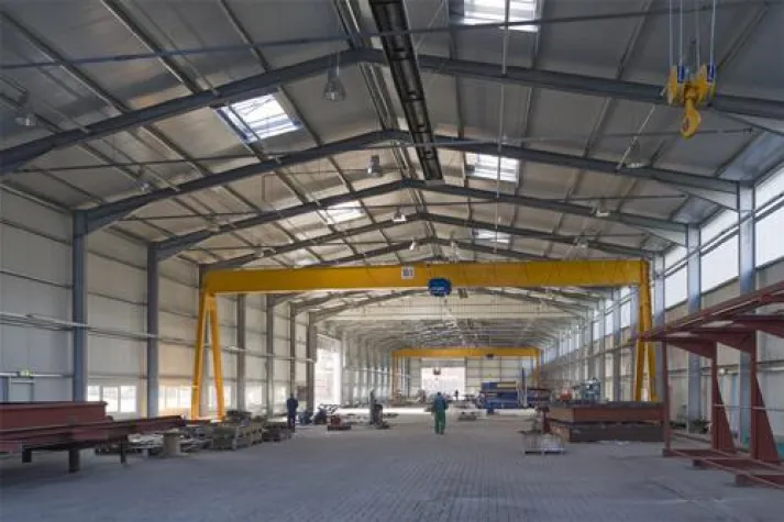 Bild: Halle für Schiffbau