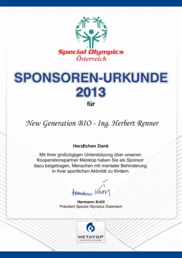 N-G unterstützt Kinder bei den Special Olympics Bild: N-G unterstützt Kinder bei den Special Olympics