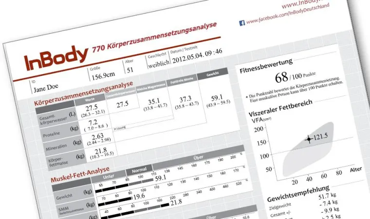 Bild: Mit InBody Kompetenz beweisen.