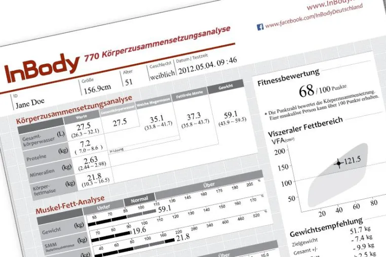 Bild: Mit InBody Kompetenz beweisen.