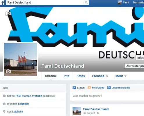 Die Webkommunikationsinstrumente der Gruppe Fami Bild: Die Webkommunikationsinstrumente der Gruppe Fami