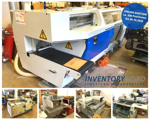 Bild: Online-Auktion hochwertiger Buchbindereimaschinen