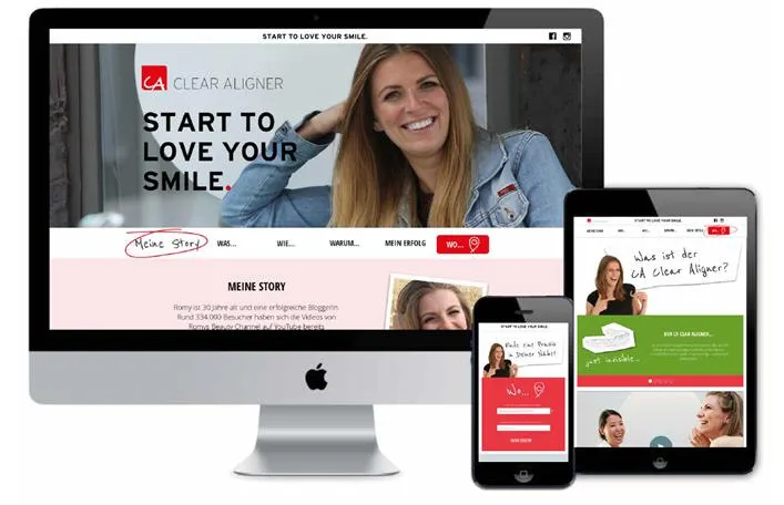 Bild: „Start to love your smile“ – Patientenkampagne für die Korrektur von Zahnfehlstellungen im Erwachsenenalter