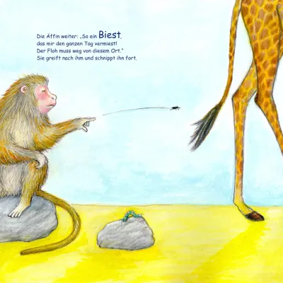 Bild: Vermeintlich unbeliebter Held - Das Kinderbuchdebüt „Ein Zirkusfloh hats gut im Zoo“