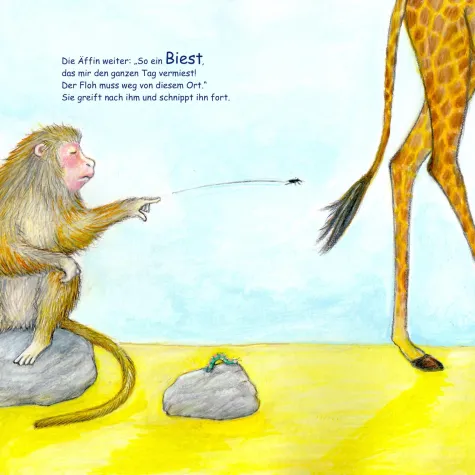 Bild: Vermeintlich unbeliebter Held - Das Kinderbuchdebüt „Ein Zirkusfloh hats gut im Zoo“