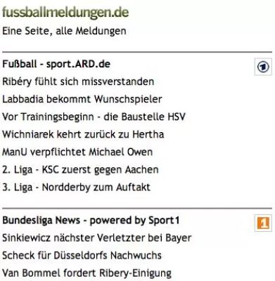 Bild: fussballmeldungen.de jetzt auch für Mobiltelefone