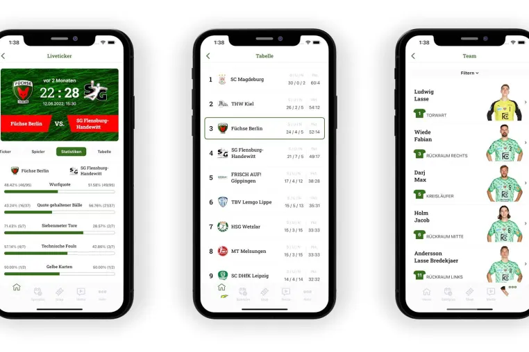 Füchse Berlin stellen neue Fan-App vor Bild: Füchse Berlin stellen neue Fan-App vor