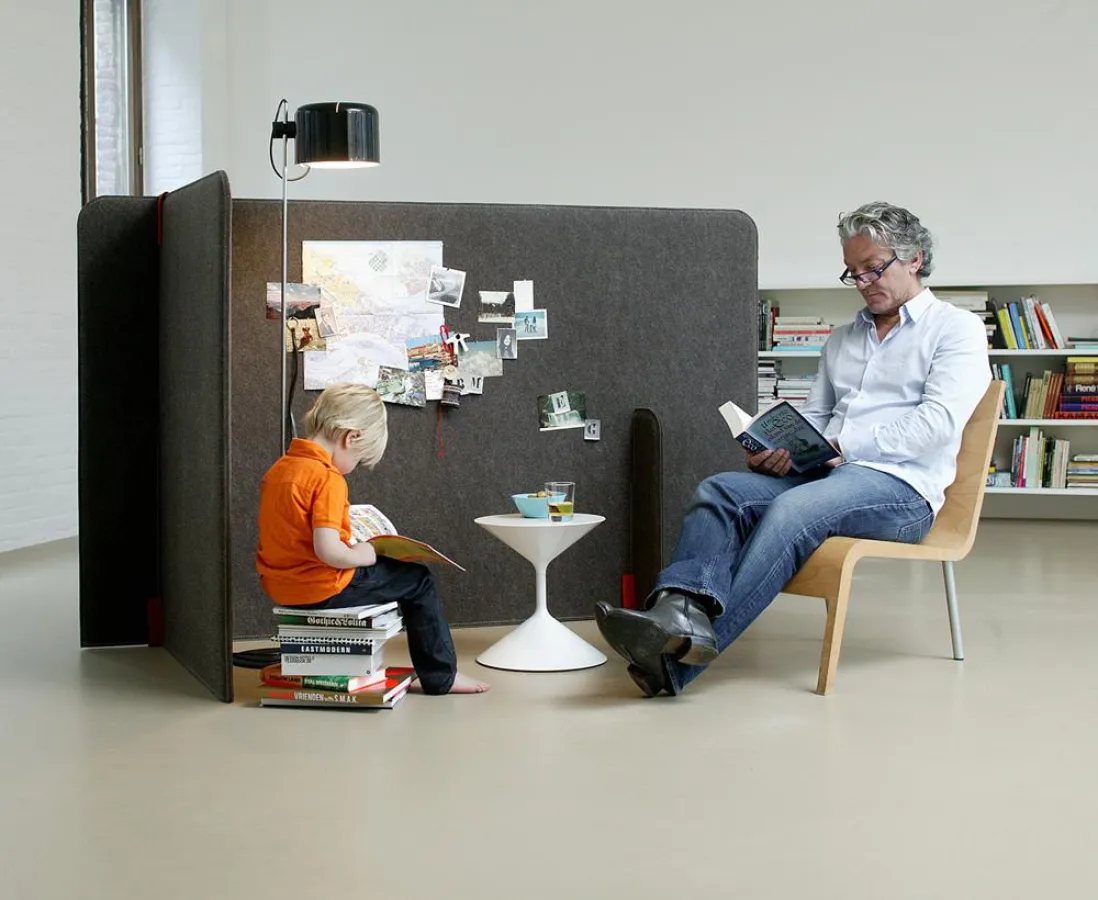 Leseecke gefällig? Raumteiler aufstellen und fertig! Foto: BUZZISPACE