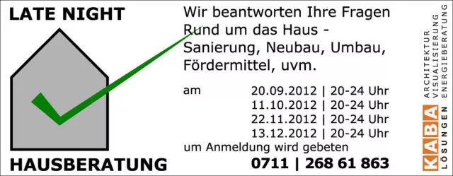 Bild: LATE NIGHT-SPRECHSTUNDE in Stuttgart gestartet