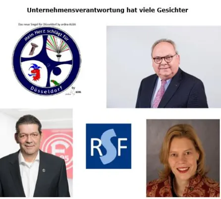 Bild: gelebte Unternehmensverantwortung - bei Messe Düsseldorf und Fortuna