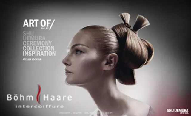 Bild: Intercoiffure Böhm.Haare! arbeitet mit SHU UEMURA (L’Oreal)
