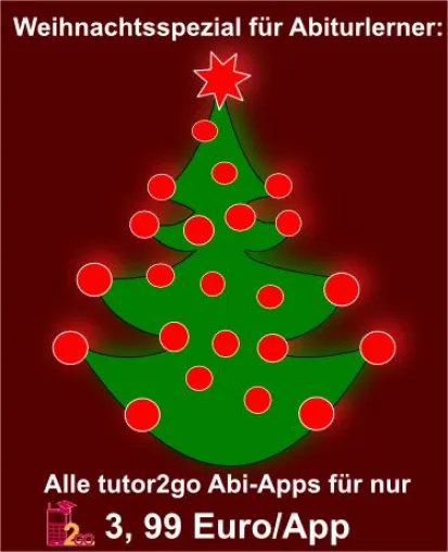 Bild: tutor2go-Weihnachtsspezial für Abiturienten