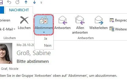 Der QualityHosting-Outlook-Tipp: Wie verwendet man in Outlook 2013 die neuen Abstimmungen? Bild: Der QualityHosting-Outlook-Tipp: Wie verwendet man in Outlook 2013 die neuen Abstimmungen?