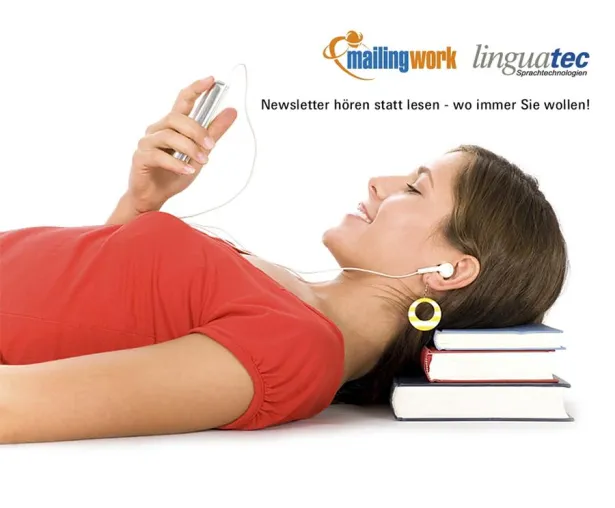 Neu in mailingwork: Vorlesefunktion für Newsletter Bild: Neu in mailingwork: Vorlesefunktion für Newsletter