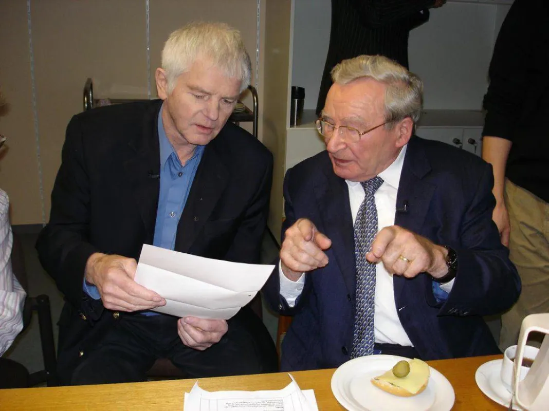 Artur Fischer und Bruno Gruber