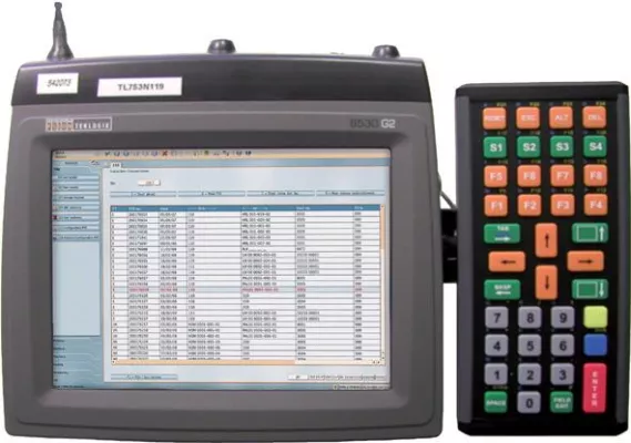 Bild: Alles im Blick – alles im Griff: E+P-Tastatur für Staplerterminal