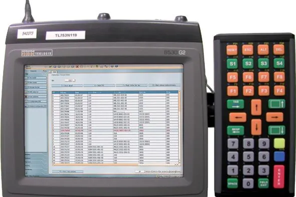 Bild: Alles im Blick – alles im Griff: E+P-Tastatur für Staplerterminal