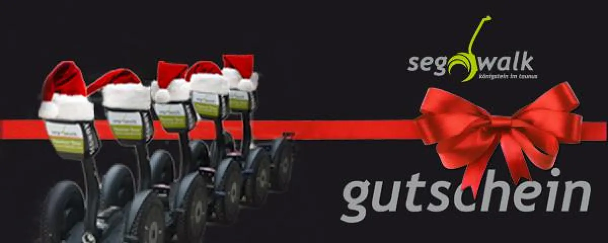 Auch für Weihnachten eine schöne Idee: SEGWAY Tourgutscheine