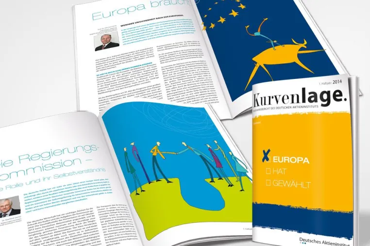 Bild: Pantos bringt für das Deutsche Aktieninstitut die neue Ausgabe der Kurvenlage an den Start.