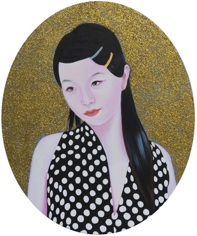 Frédéric Léglise - Ziqiao 2015 - Öl auf Leinwand - 55,5 x 44,5 cm