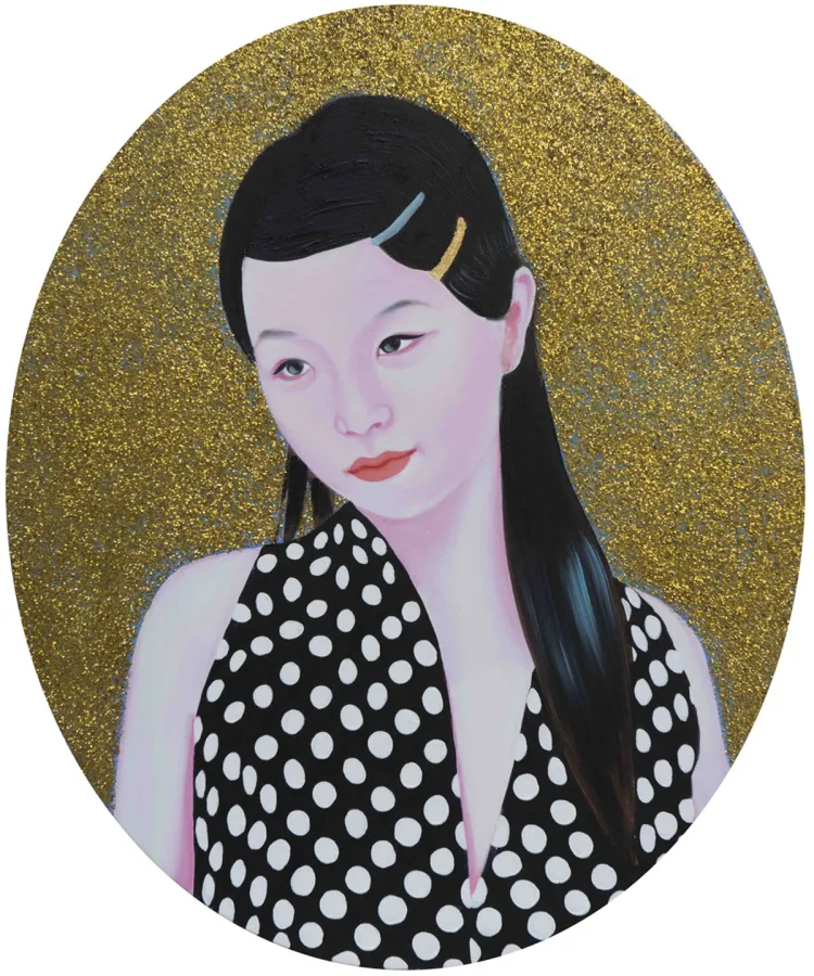 Frédéric Léglise - Ziqiao 2015 - Öl auf Leinwand - 55,5 x 44,5 cm