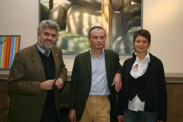 Bild: Vernissage ein voller Erfolg: Renommierter Künstler stellt in Rektoratsvilla aus